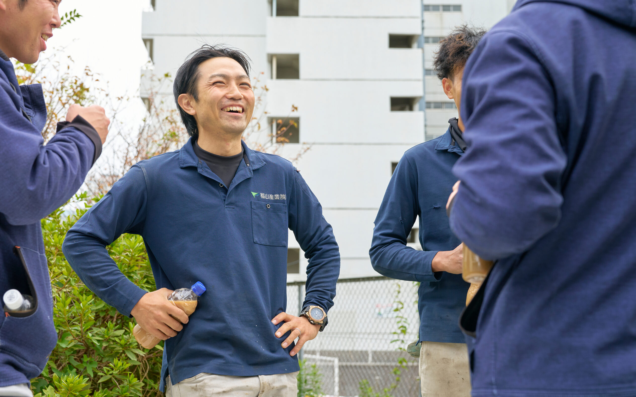1日の仕事の流れ 背景画像